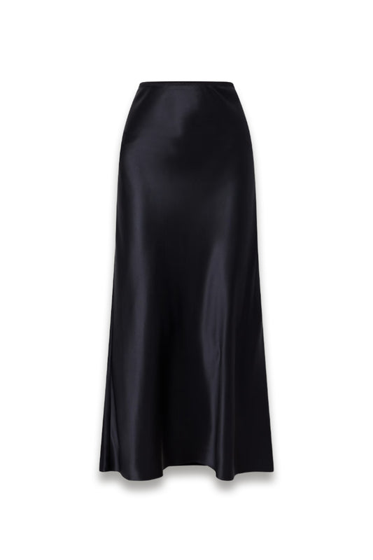 Isaak silk-satin maxi skirt