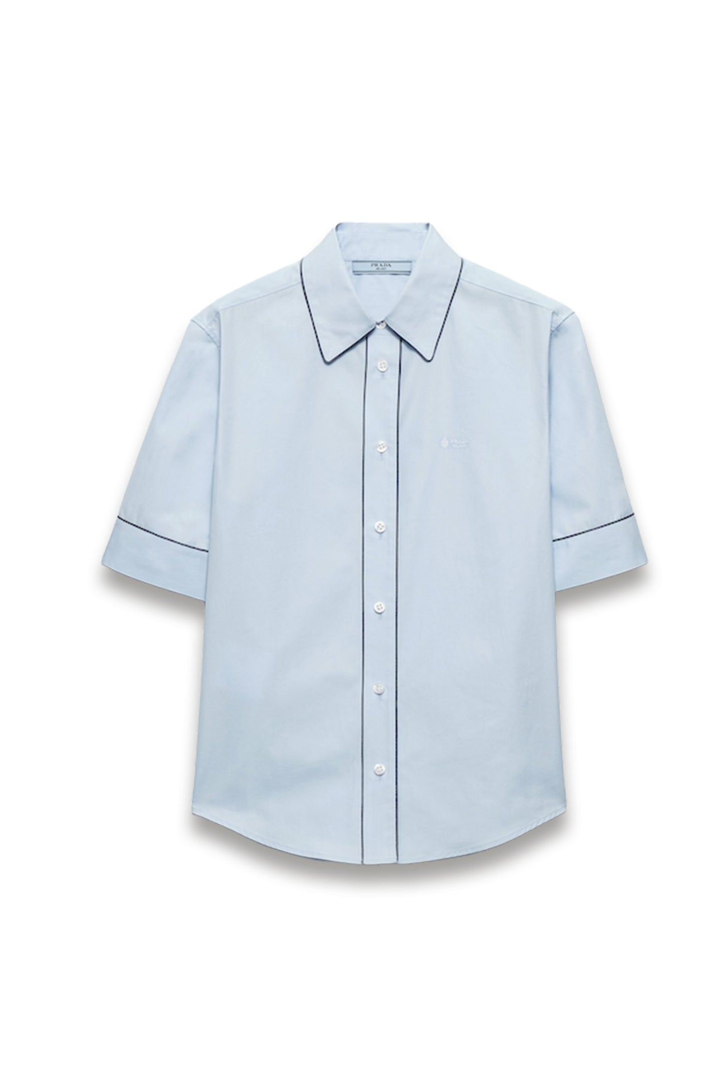 Short-sleeved Poplin Shirt