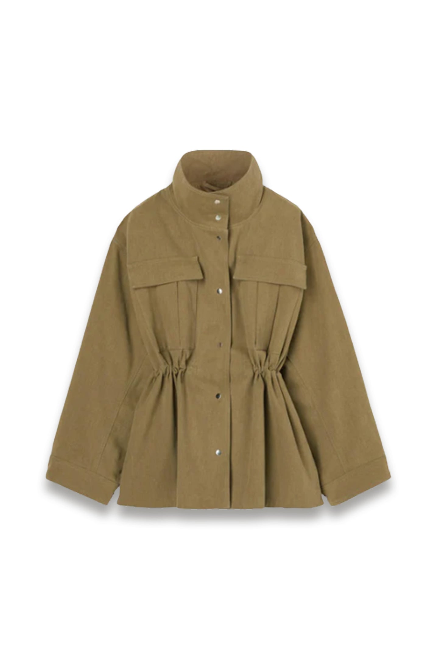 Sculptural Safari Jacket Sage
