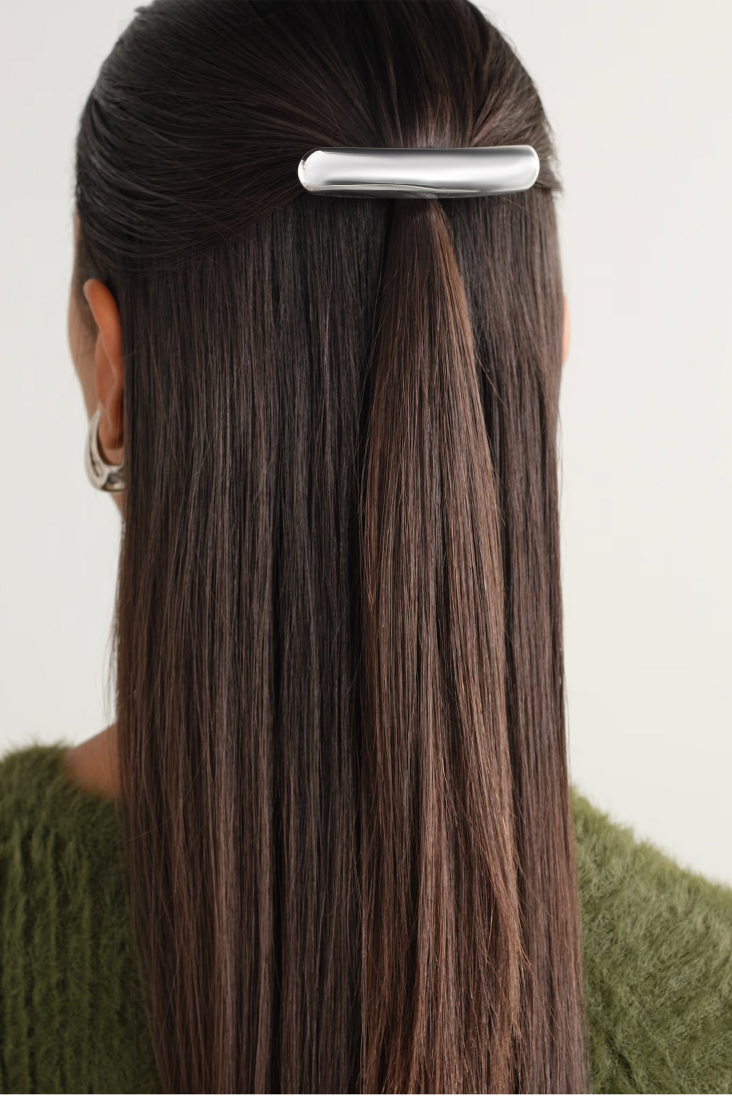 The Molly Silver-plated Hair Clip