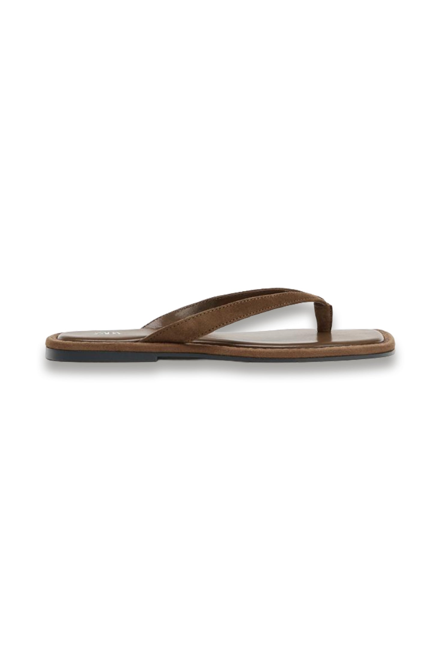SPLIT SUEDE STRAPPY SANDALS