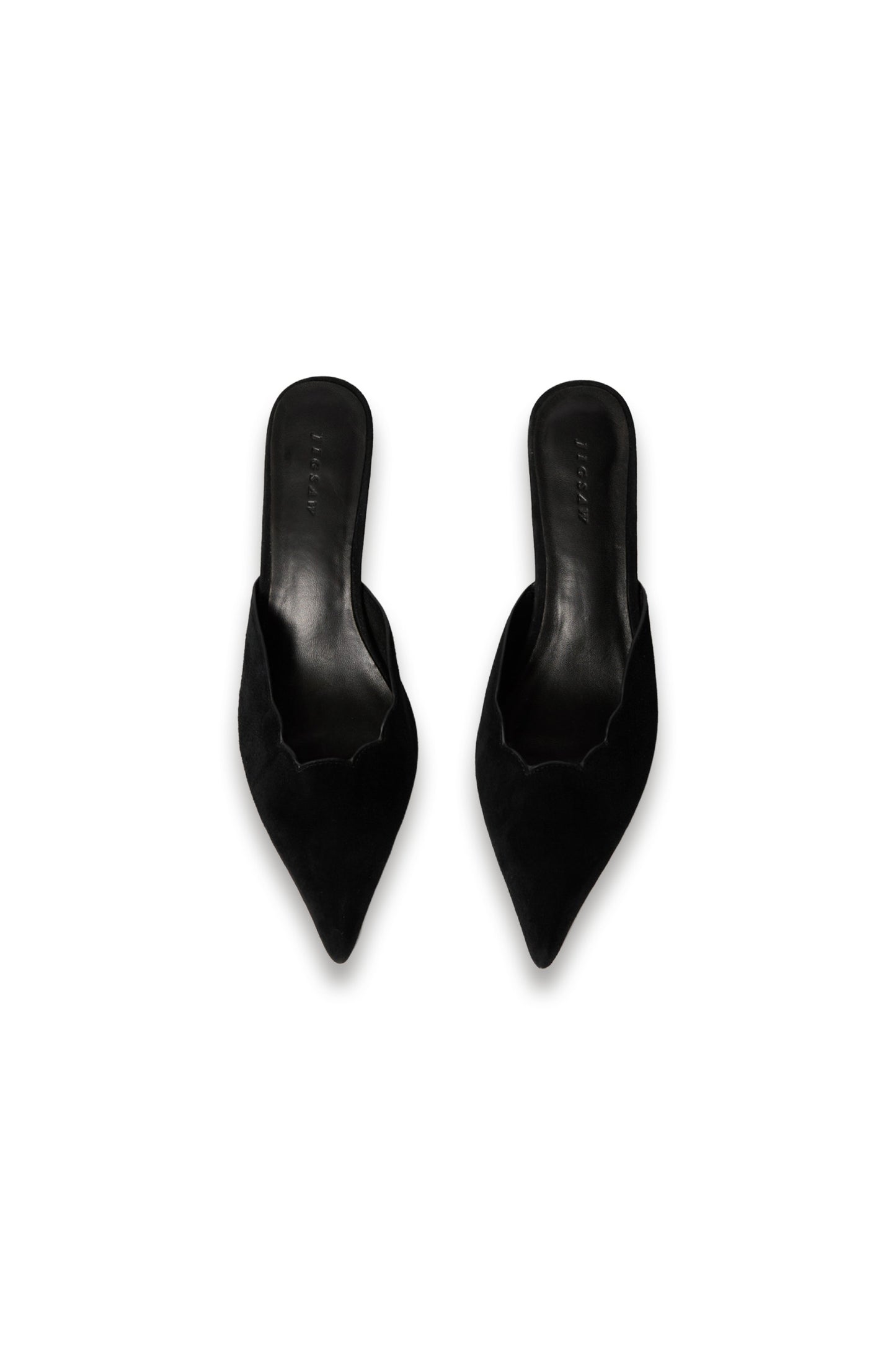 Suede Kitten Heel Mule