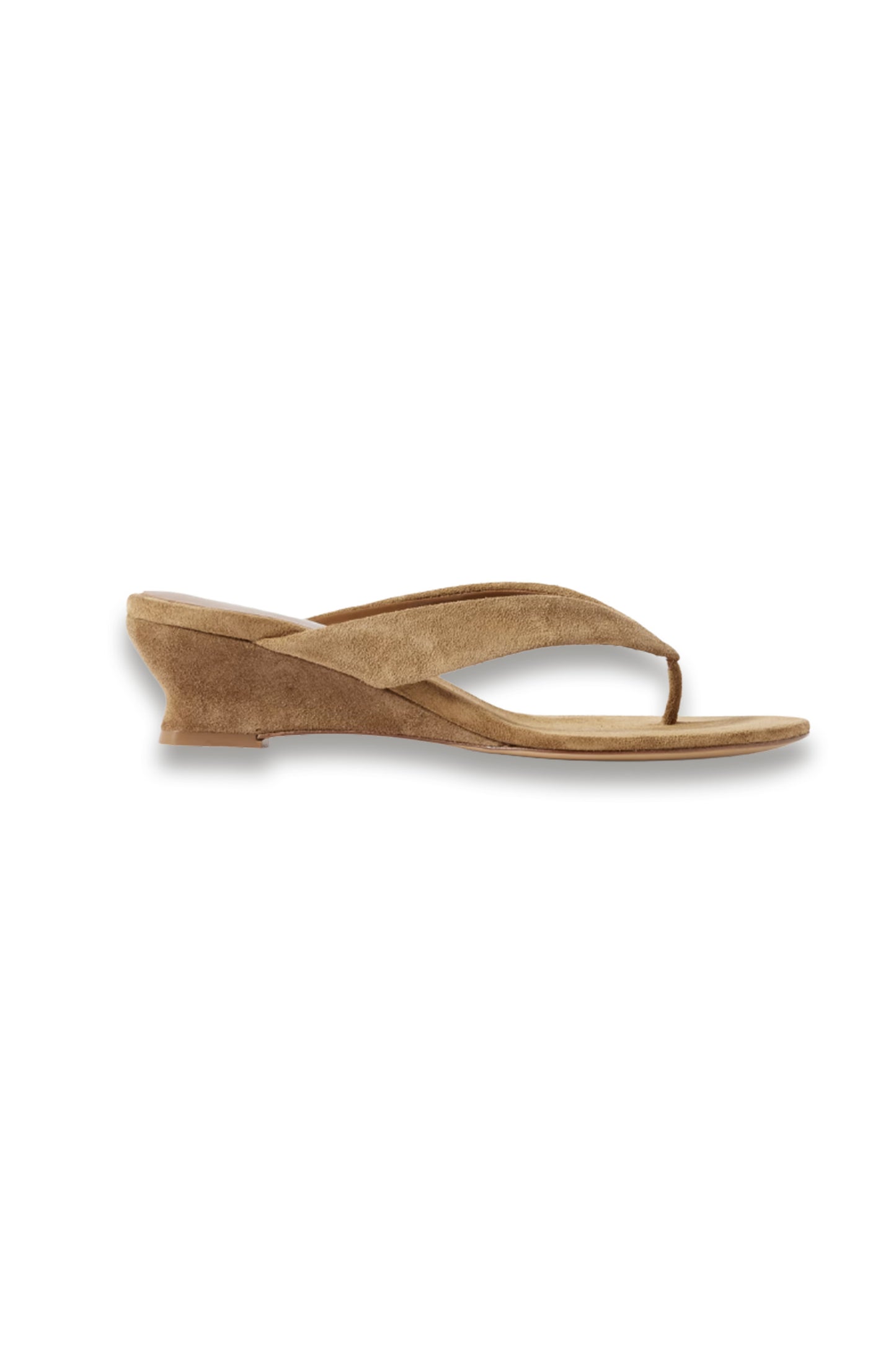 Suede 50 wedge sandals