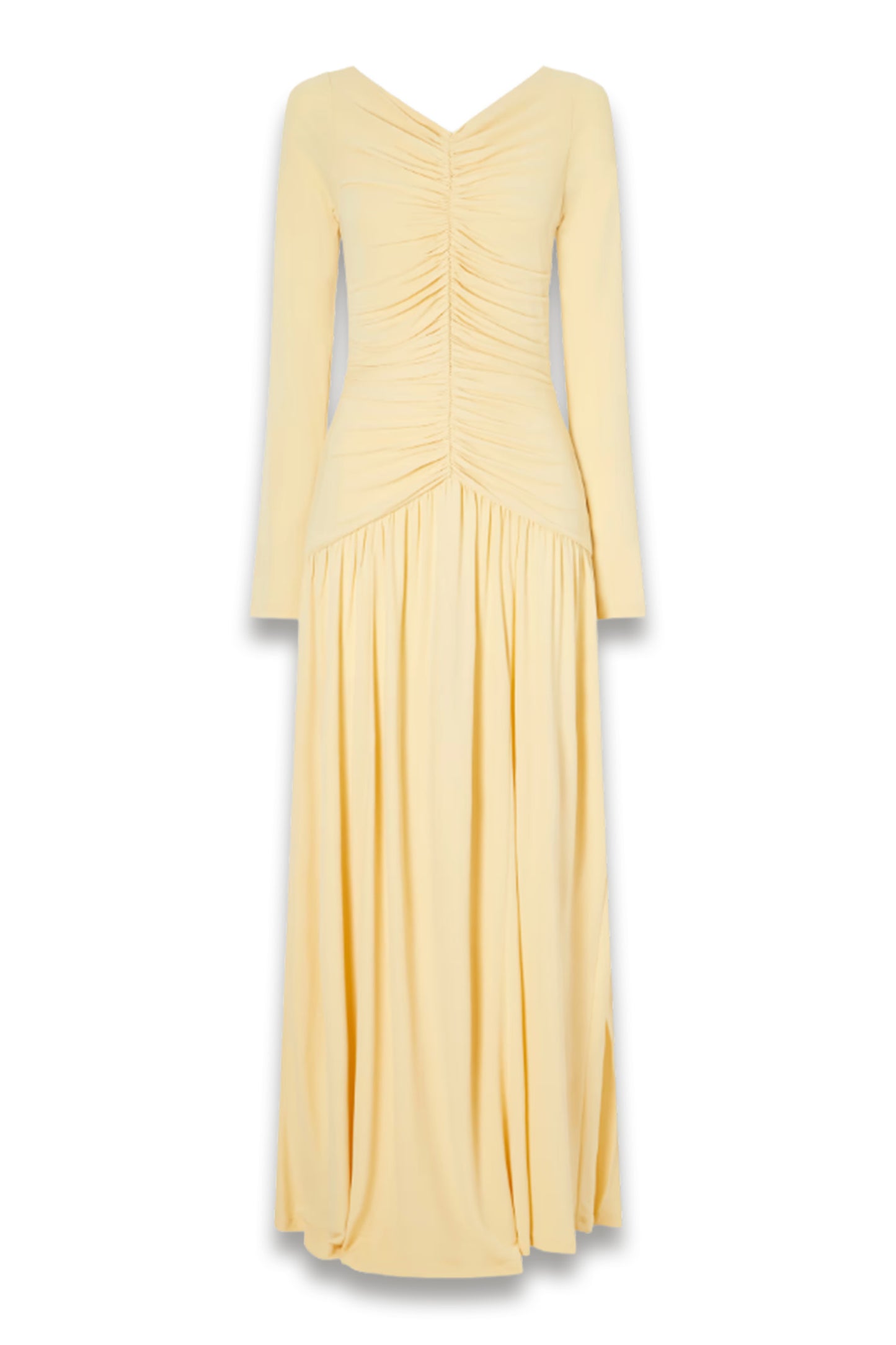 Ruched Jersey Maxi Dress