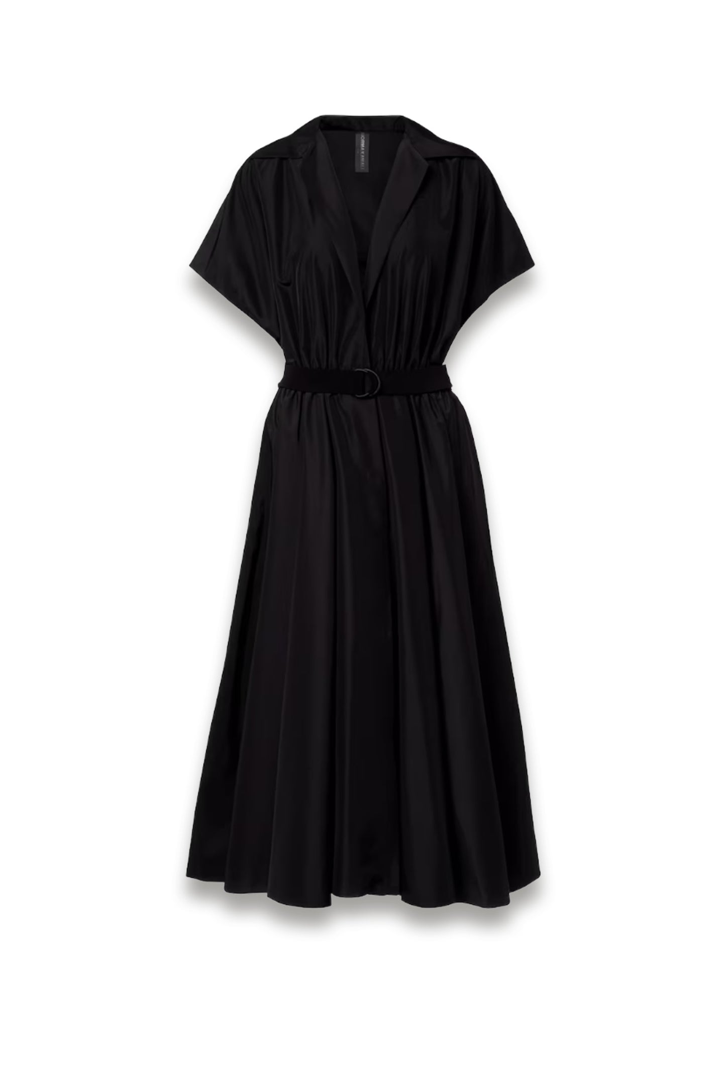 Belted shirt dress