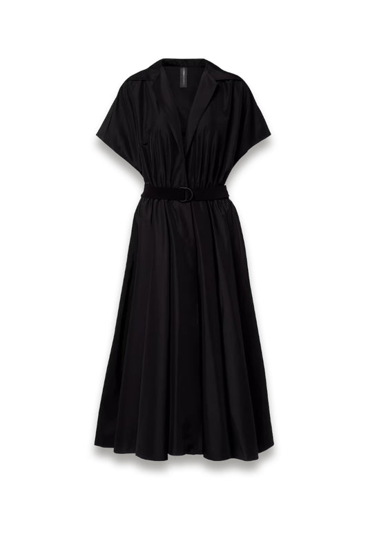 Belted shirt dress