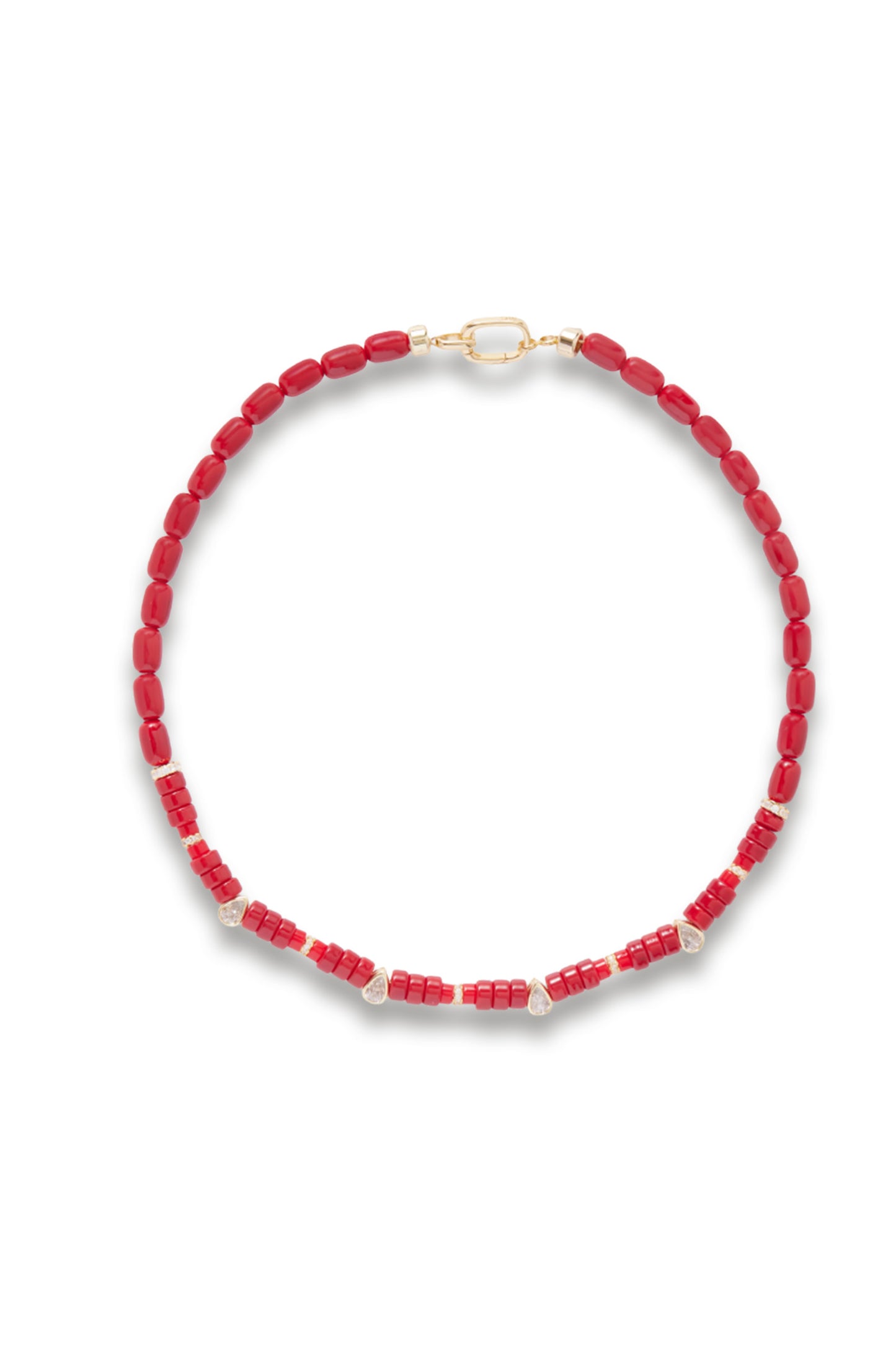 Alba Gold-plated Glass Necklace