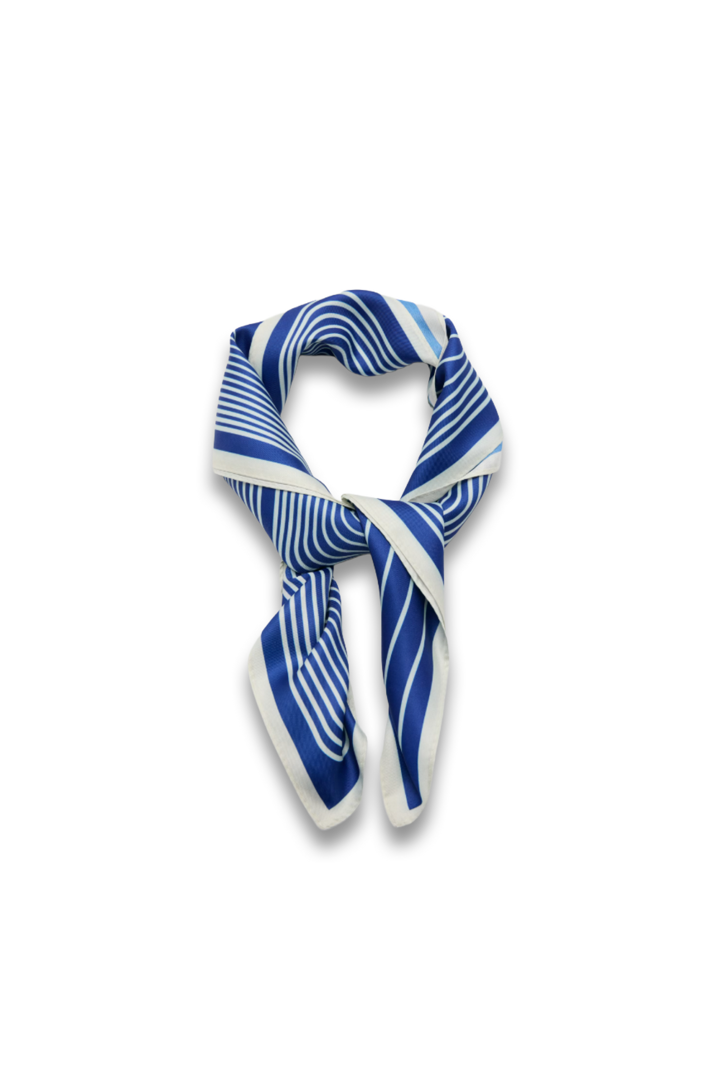 Satin Check-print Scarf