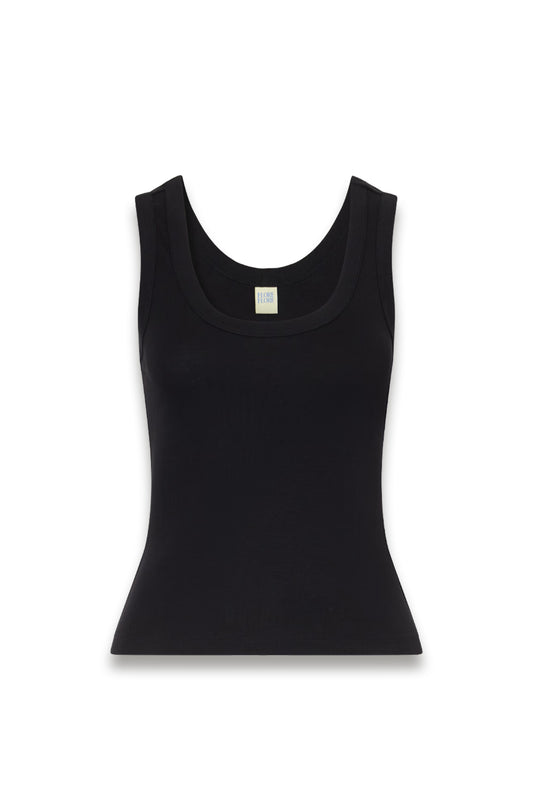 Hillie organic cotton-jersey tank top