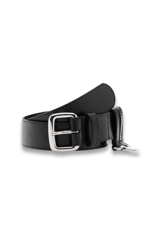 Leather Belt With Belt Loops