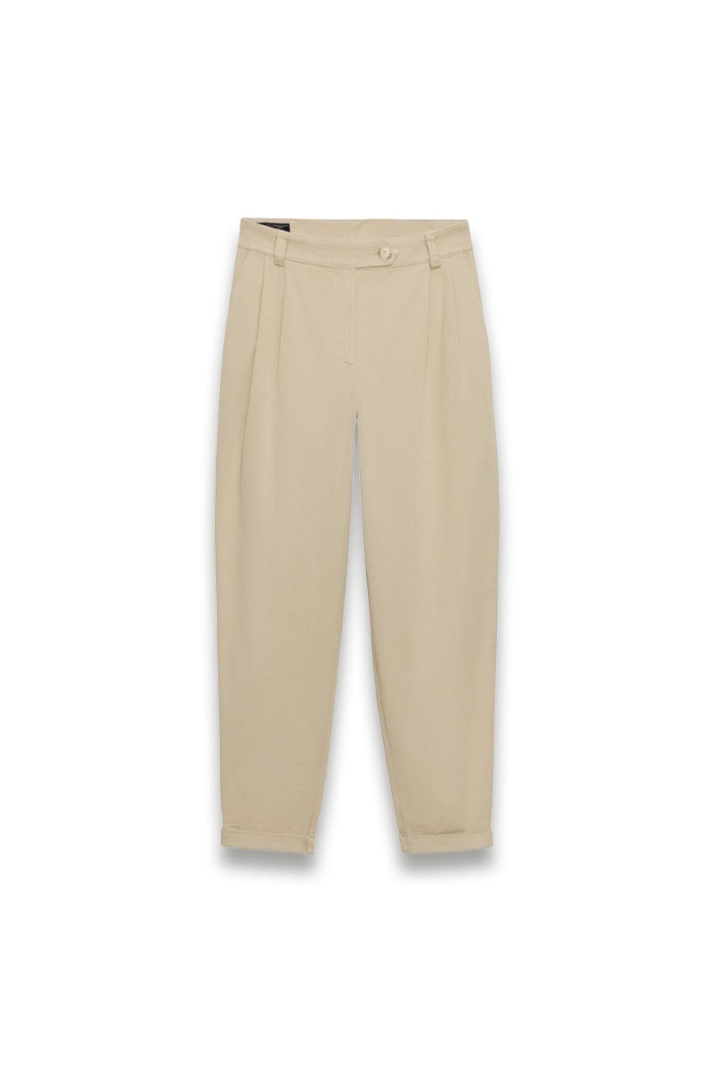 Barrel Leg Cotton Chinos
