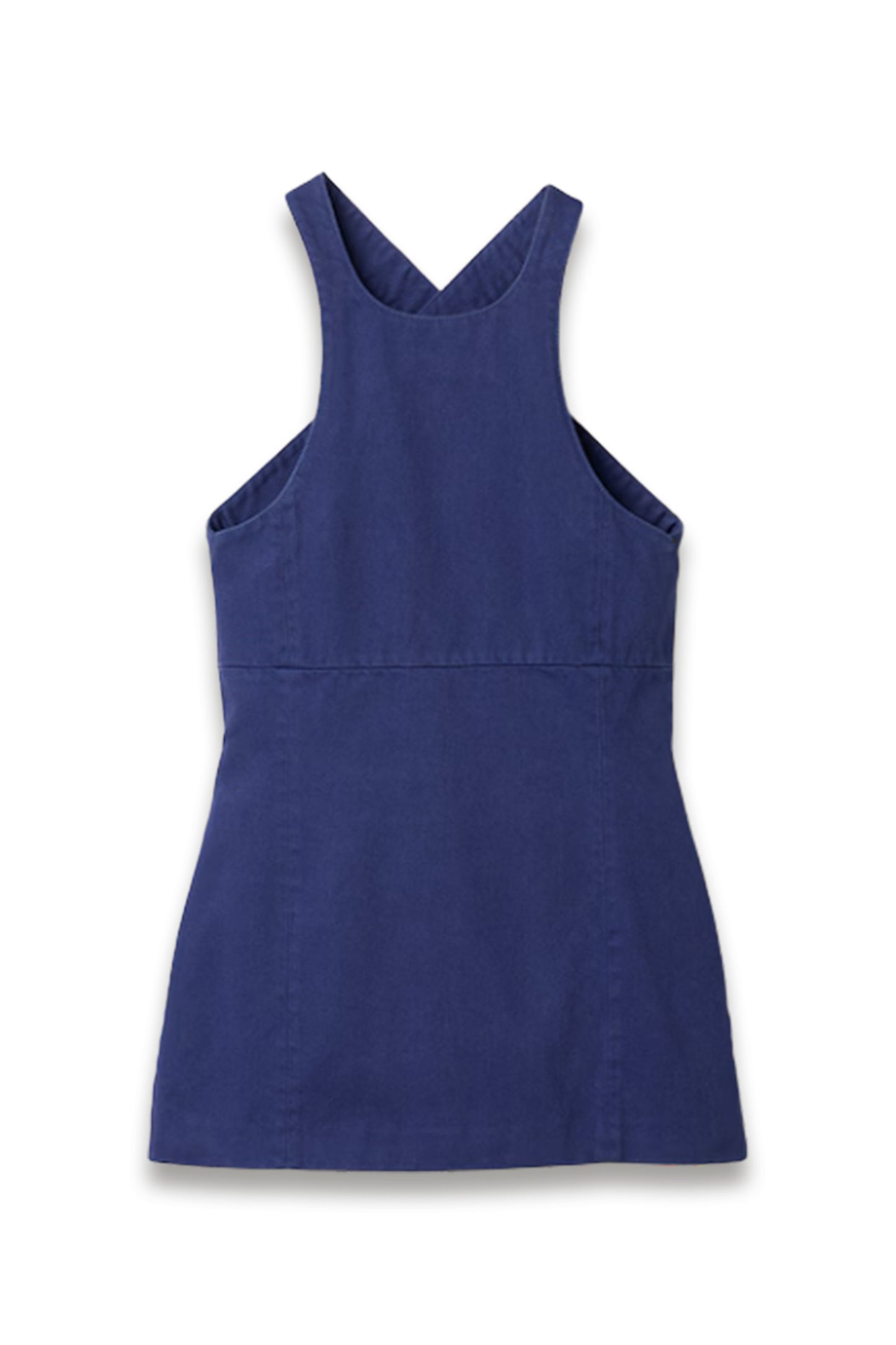 Garment-dyed Gabardine Mini Dress