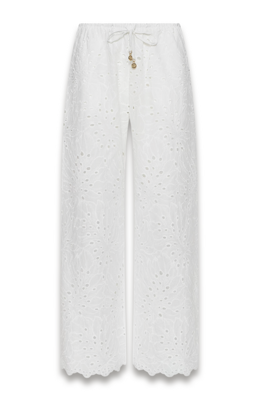 Geraldine Eyelet Cover-up Pant