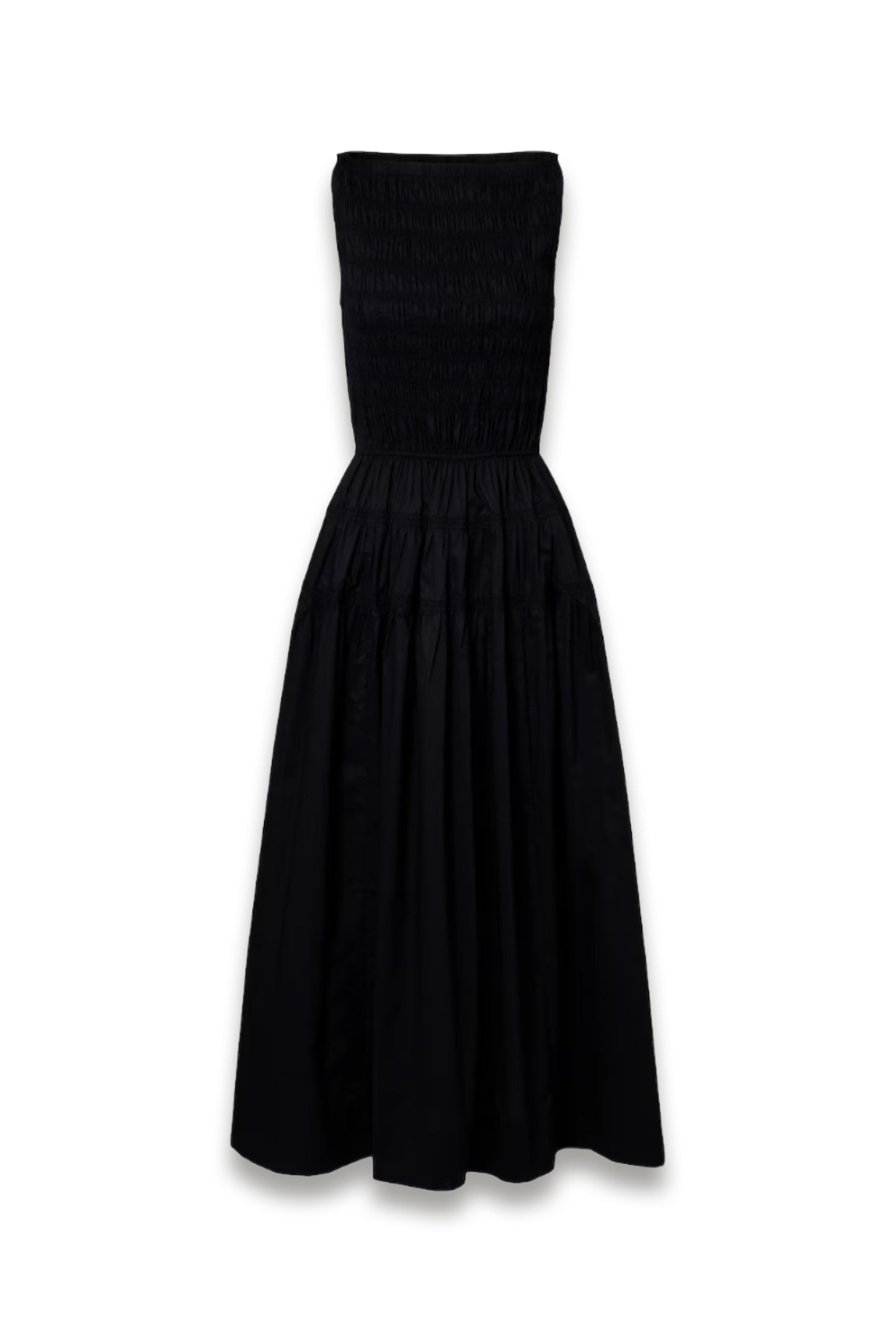 Melie cotton poplin midi dress
