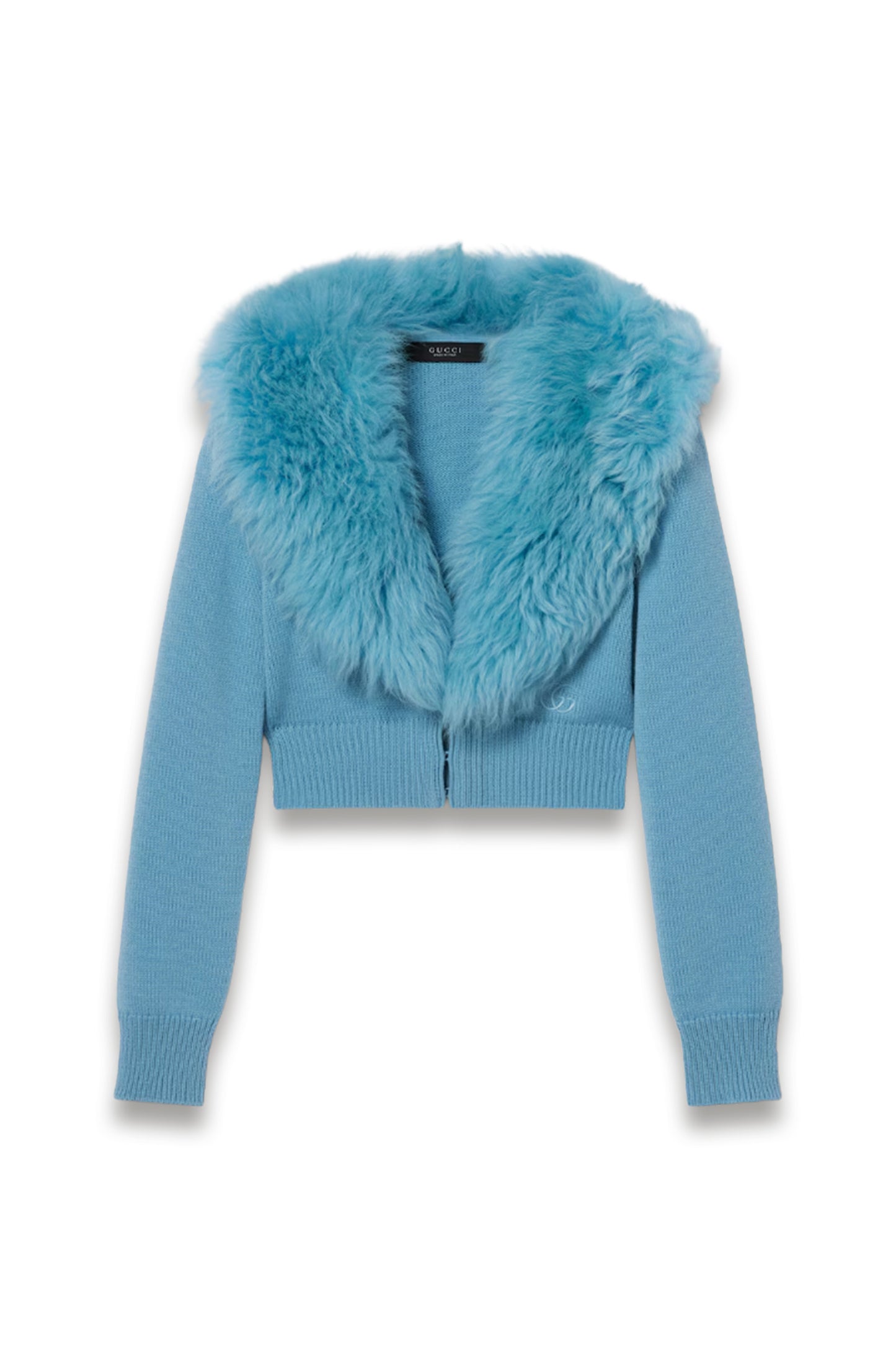 Knit wool cashmere cardigan