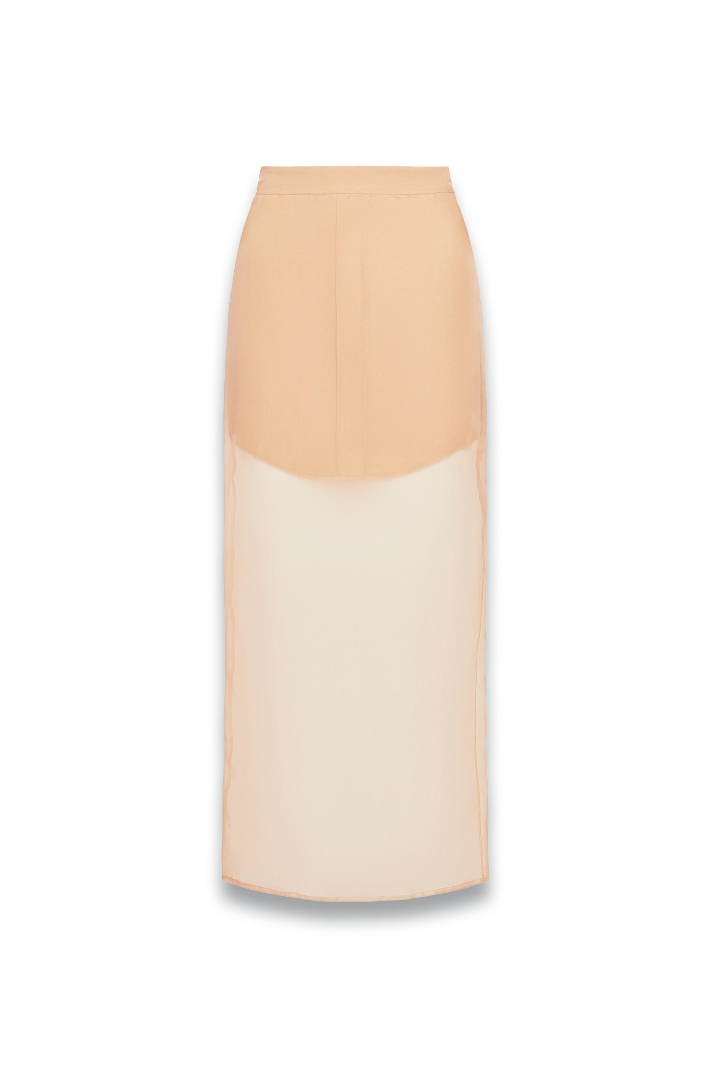 Sylkie Shirt Tail Midi-Skirt