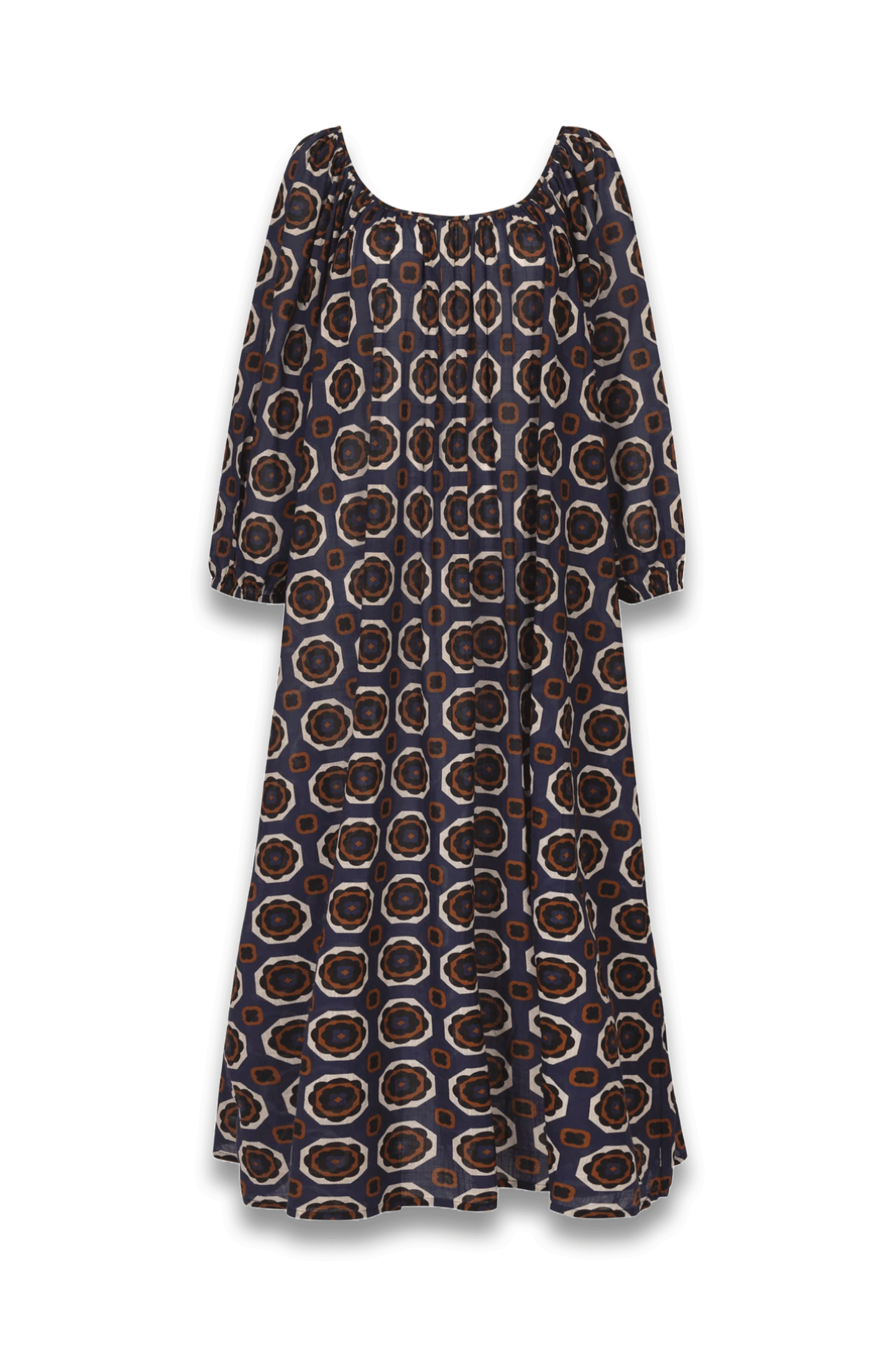 Blue Gardenia Cotton Voile Dress