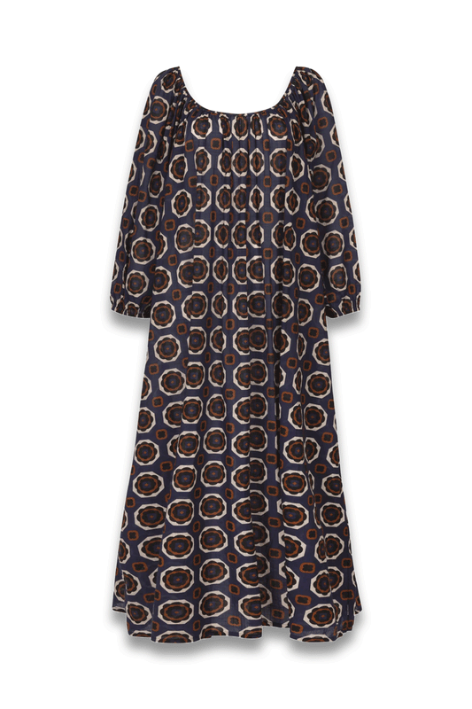 Blue Gardenia Cotton Voile Dress