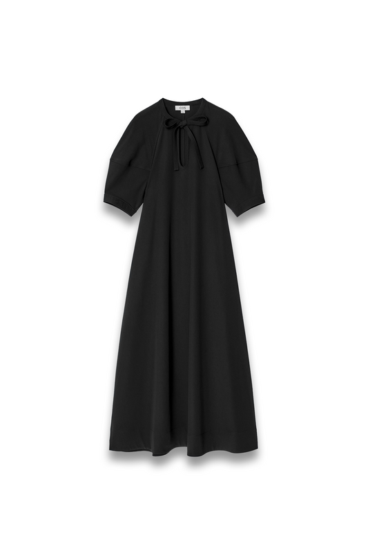 Tie-Detail Maxi Dress