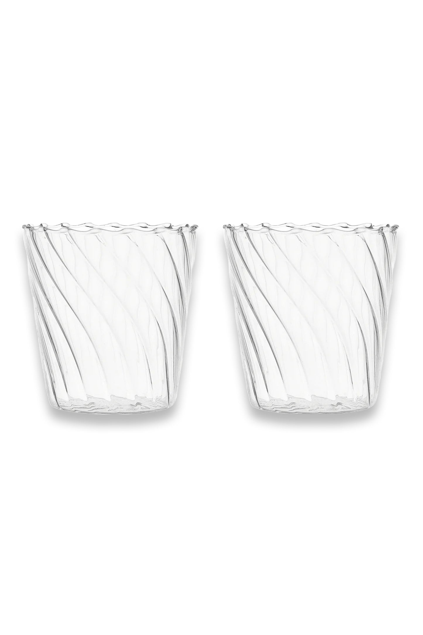 Pair of Rippled Tumblers