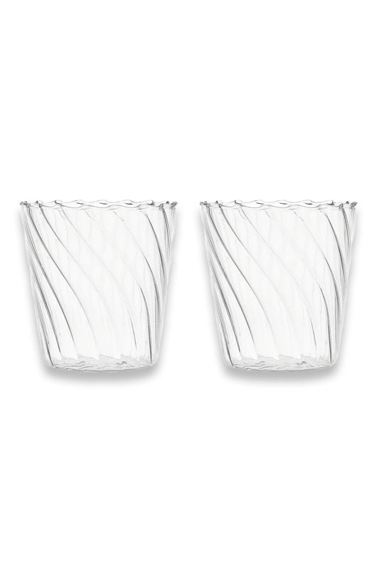 Pair of Rippled Tumblers