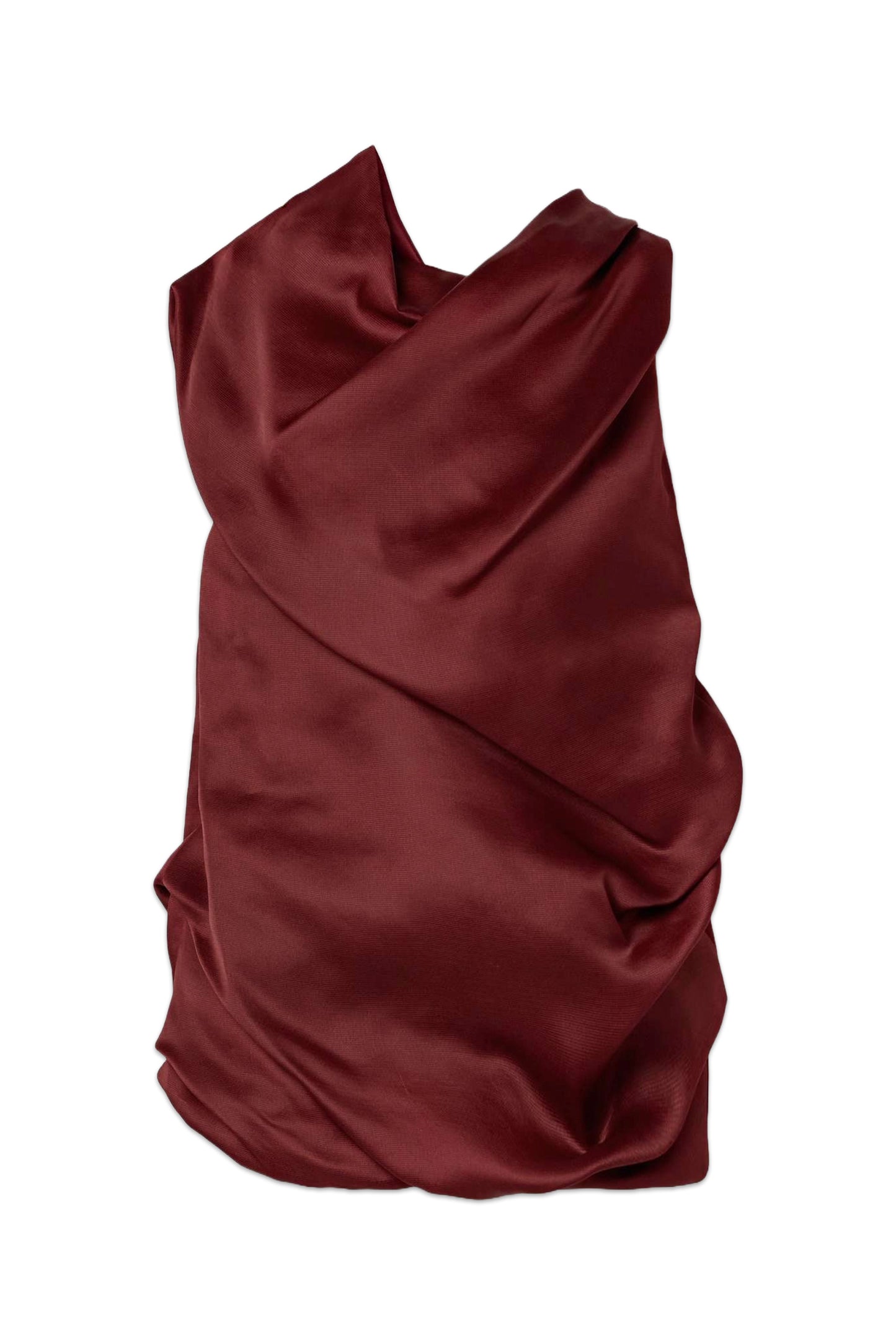 Luola Draped Silk-Gazar Blouse