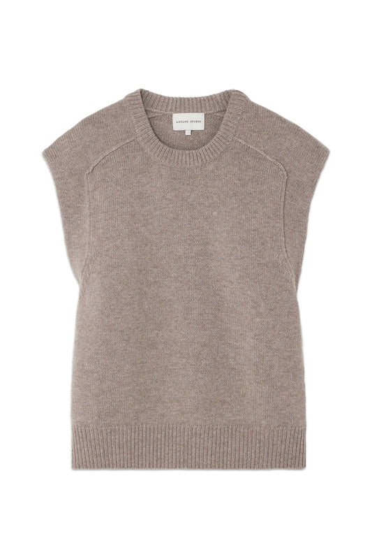 Mari Merino Wool and Cashmere-Blend Vest