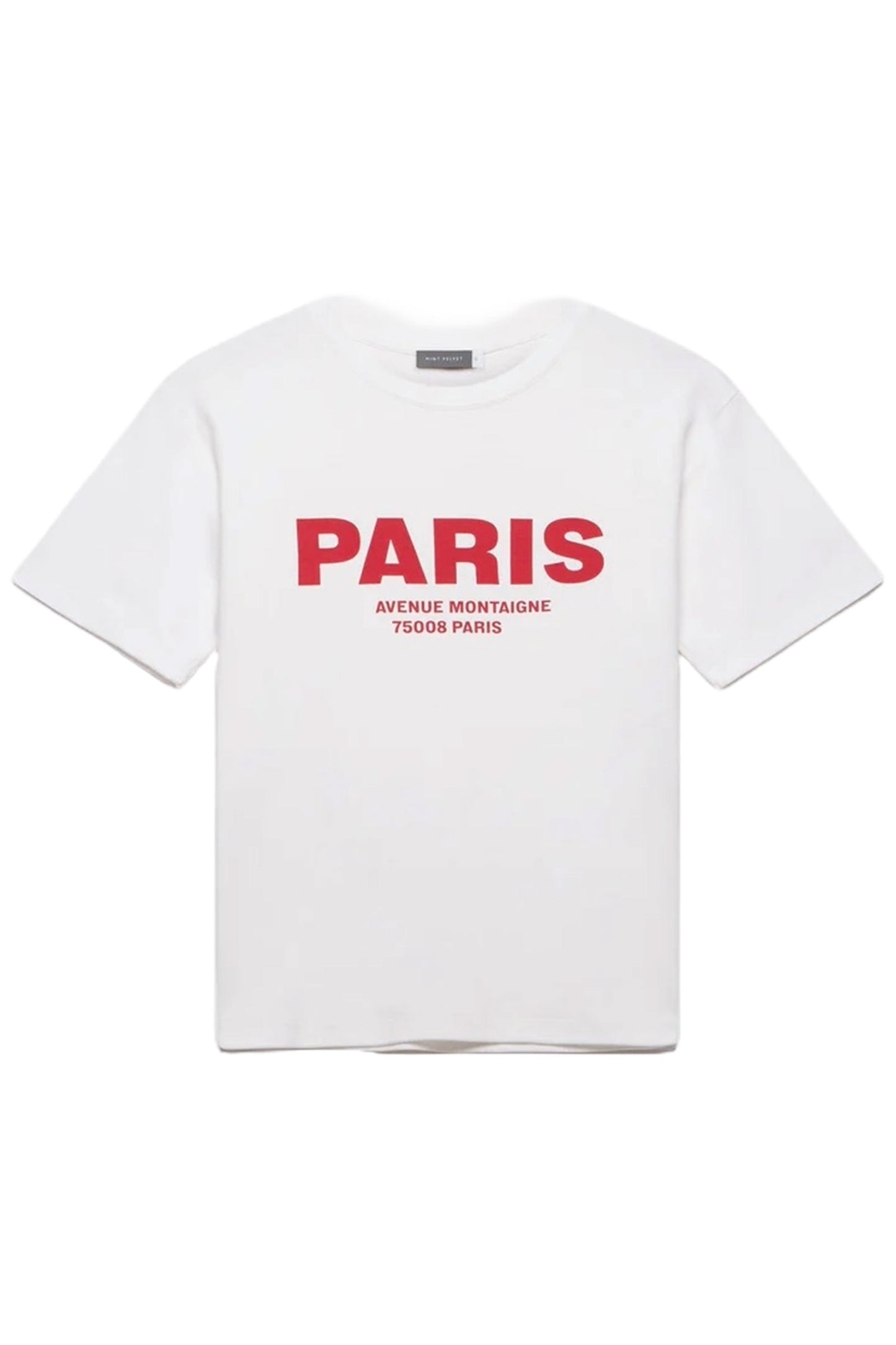 Red Paris Slogan T-shirt