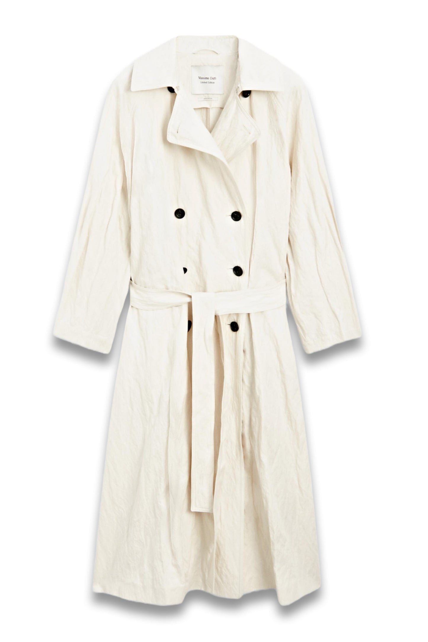 Long Voluminous Cotton Blend Trench Coat - Limited Edition