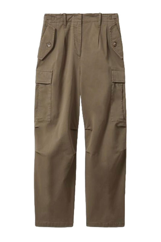Cotton Blend Tapered Combat Trousers