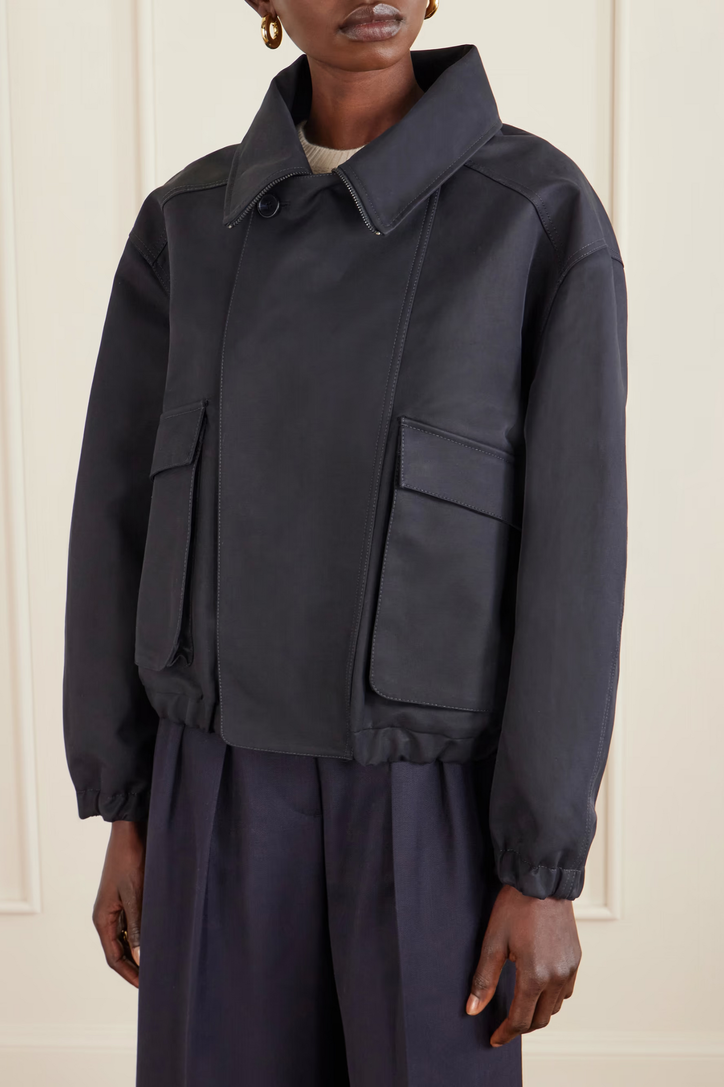 Hunter Cotton-blend Gabardine Jacket