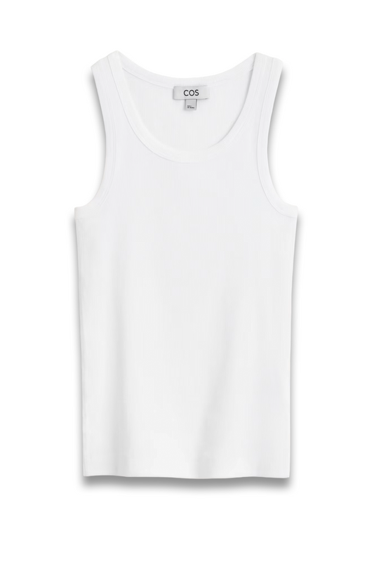 Ribbed Cotton Tank Top