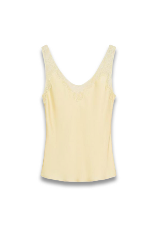 Satin Lace Top