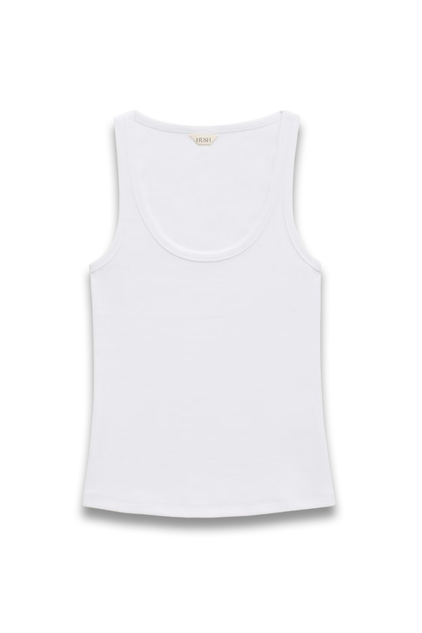 Scoop Neck Ribbed Vest