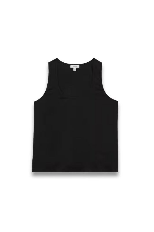 Silk-Front Cami Top