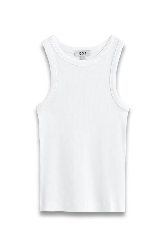Ribbed Cotton Tank Top
