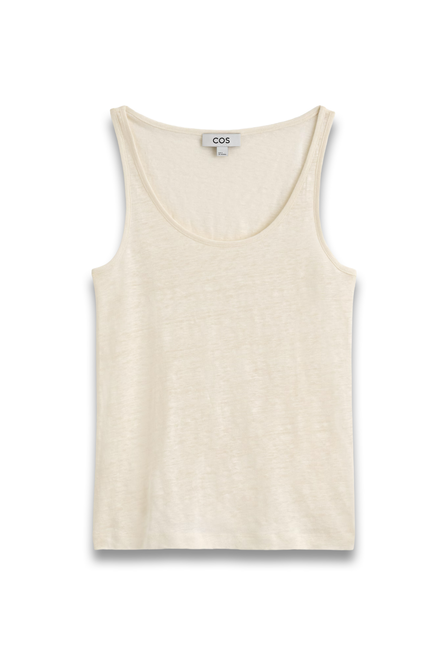 Linen-Jersey Tank Top