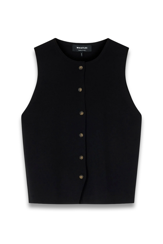 Lucy Button Front Knit Tank