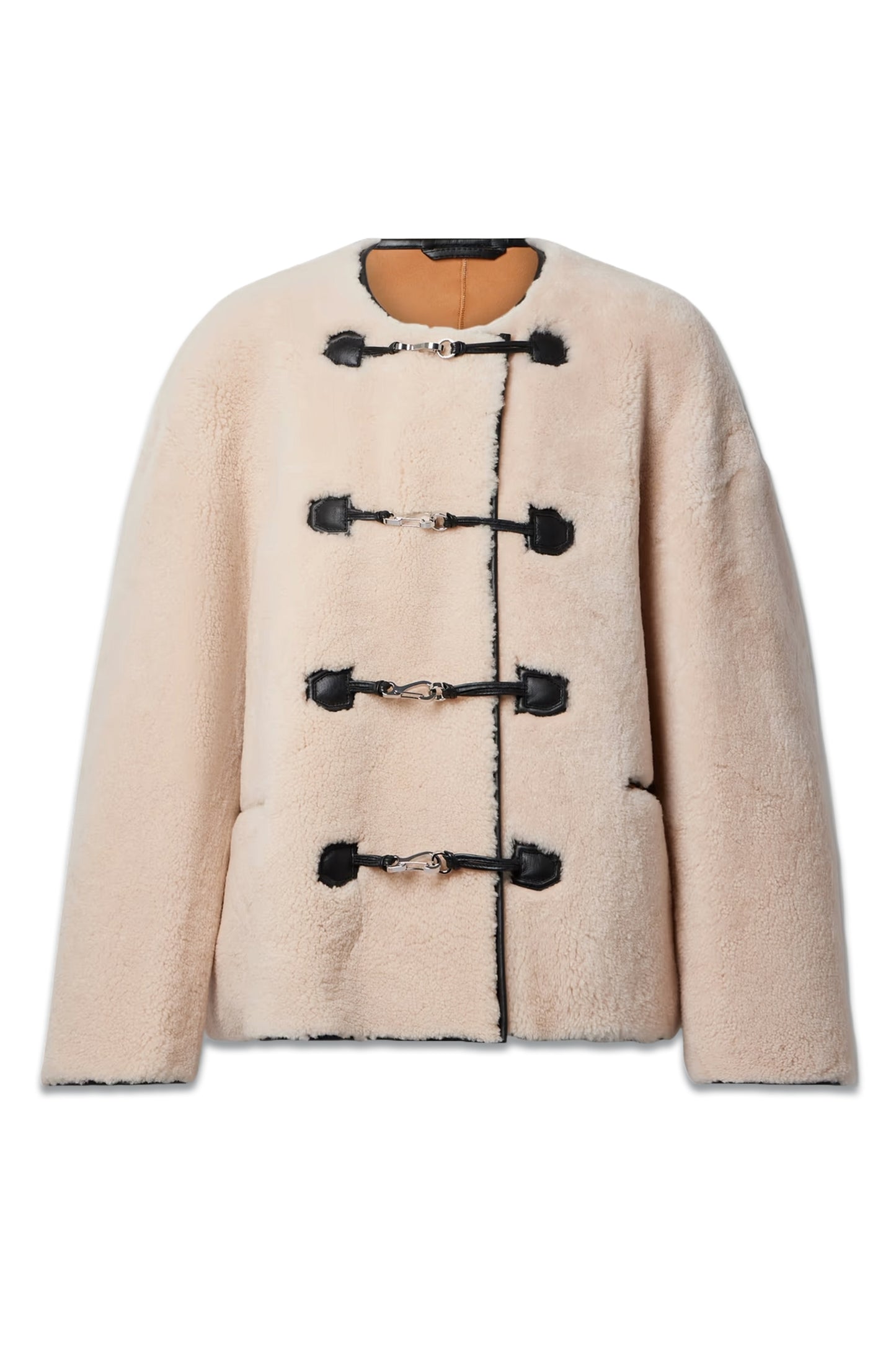 Teddy Shearling Clasp Jacket