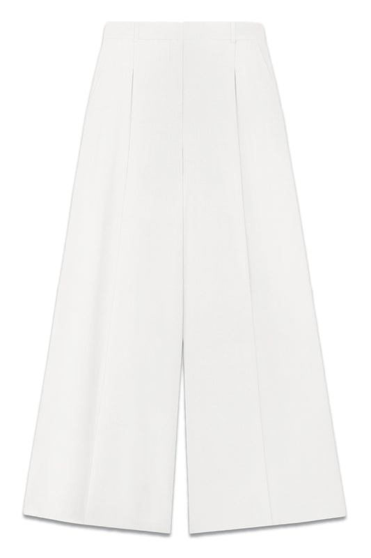 Hadleigh Wide-Leg Trousers Ivory