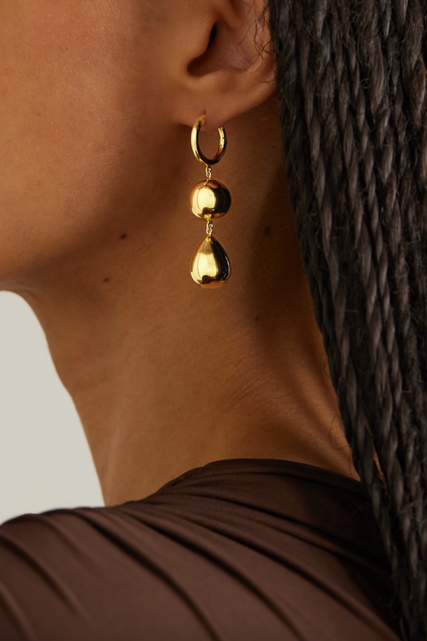 The Cathrine Gold-Plated Earrings