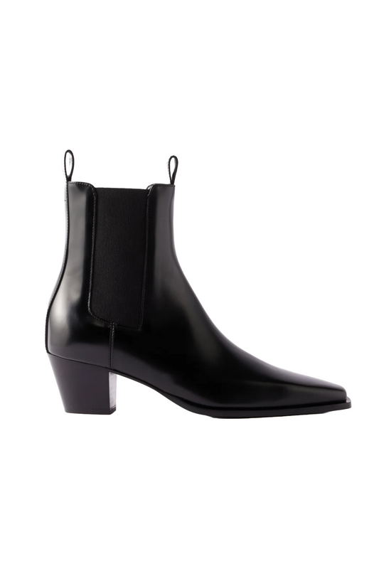 The City Block-heel Leather Boots