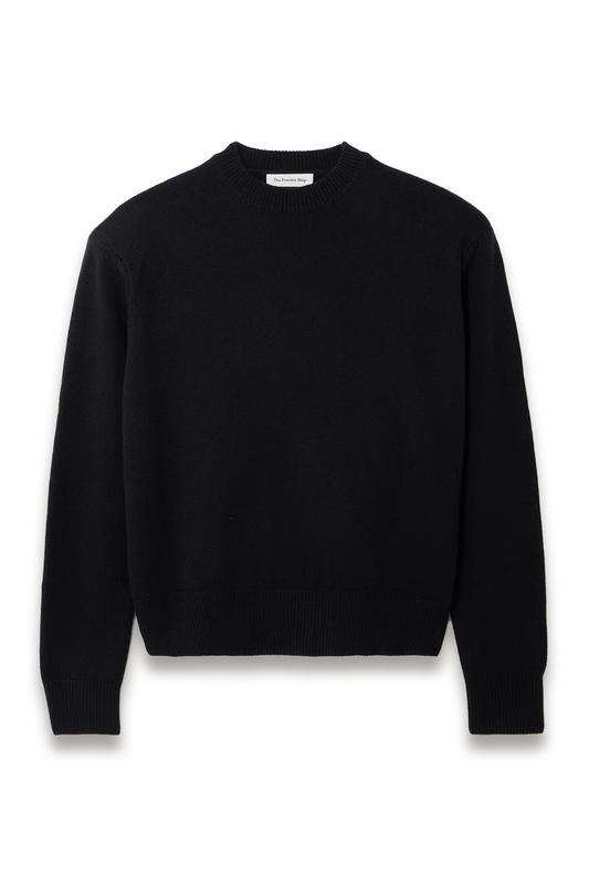 Rafaela Cropped Merino Wool And Cashmere-Blend Sweater
