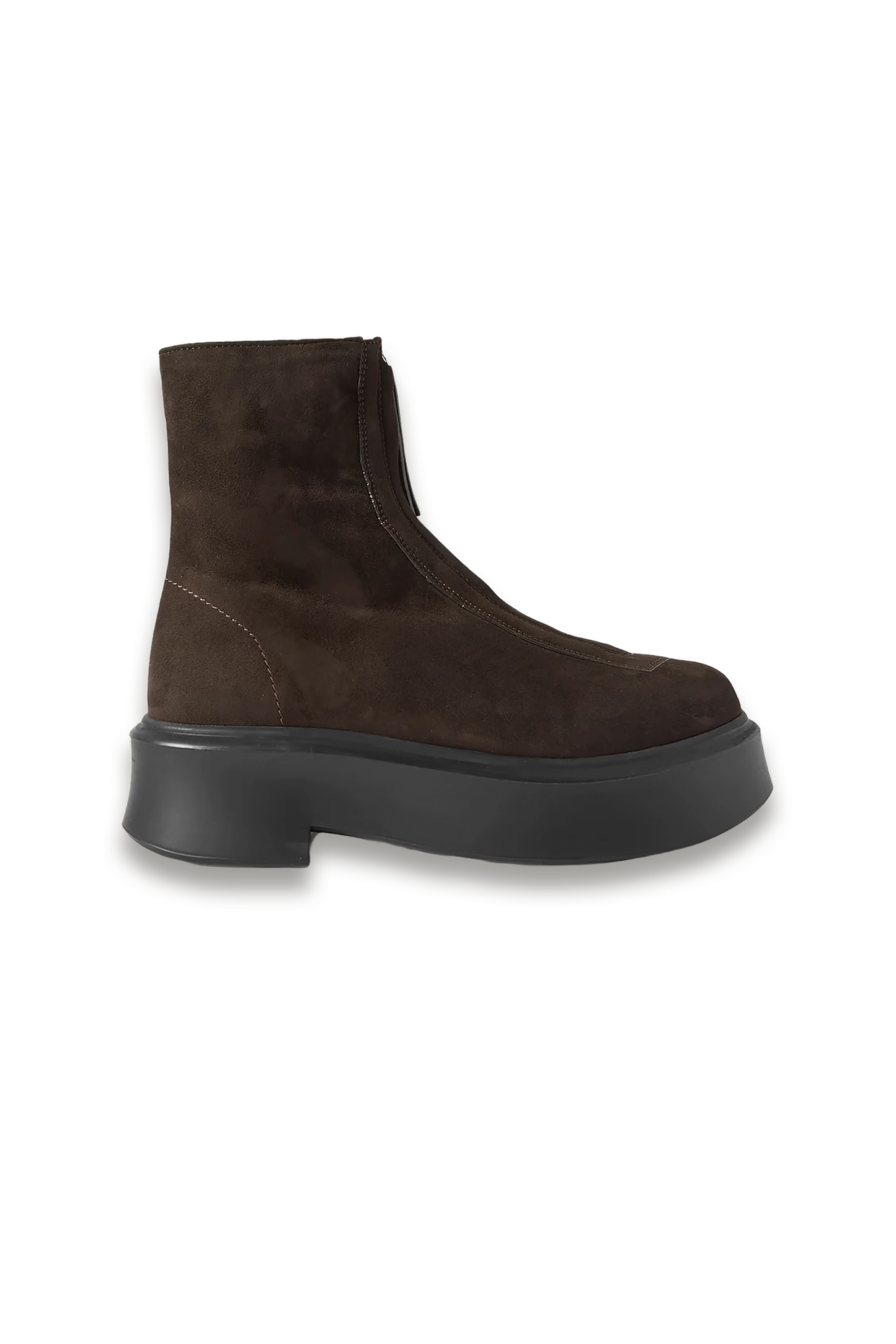 Suede Platform Ankle Boots
