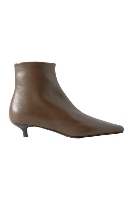 The Slim Leather Ankle Boots