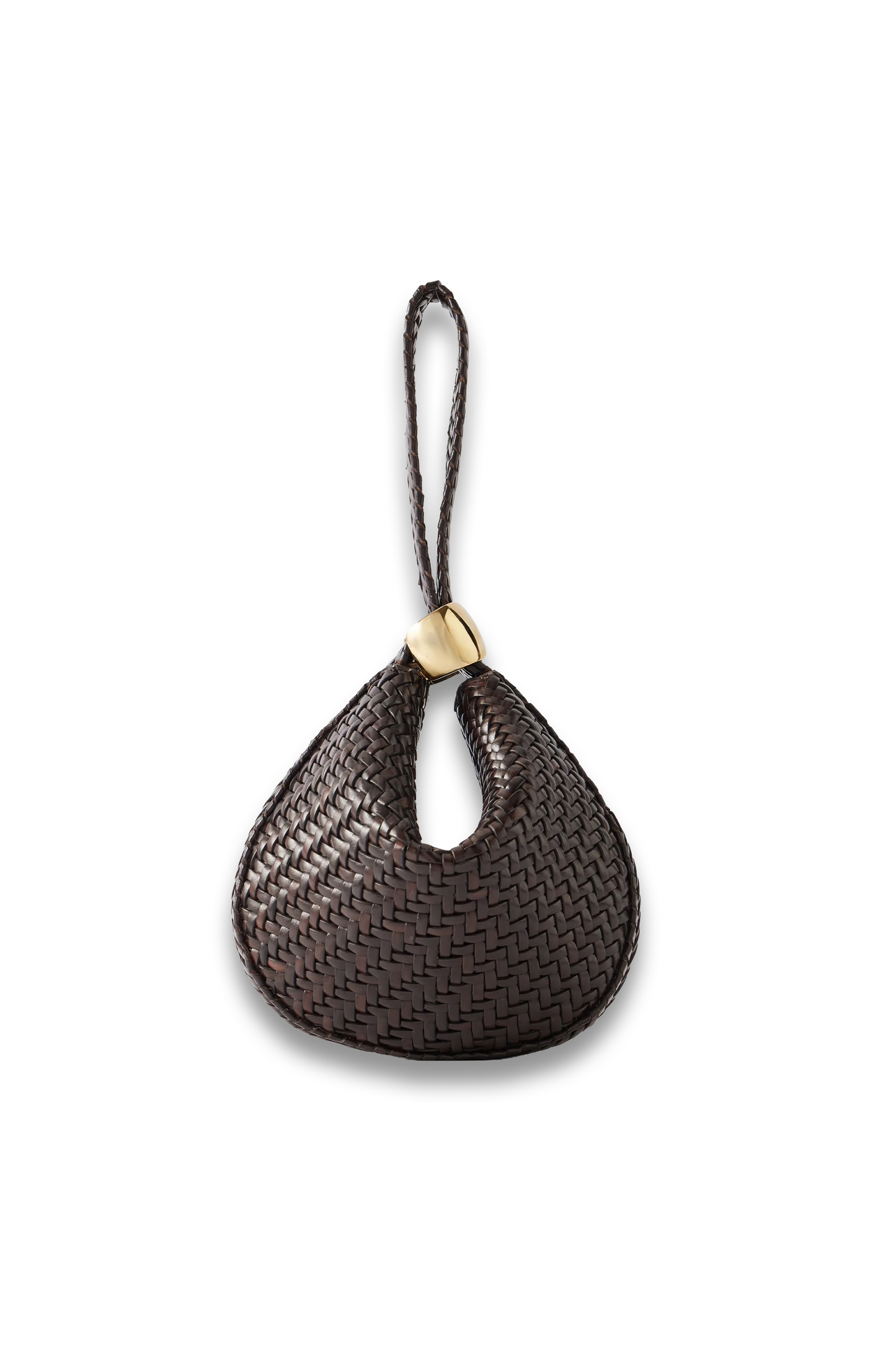 The Zambia Woven Leather Clutch Bag