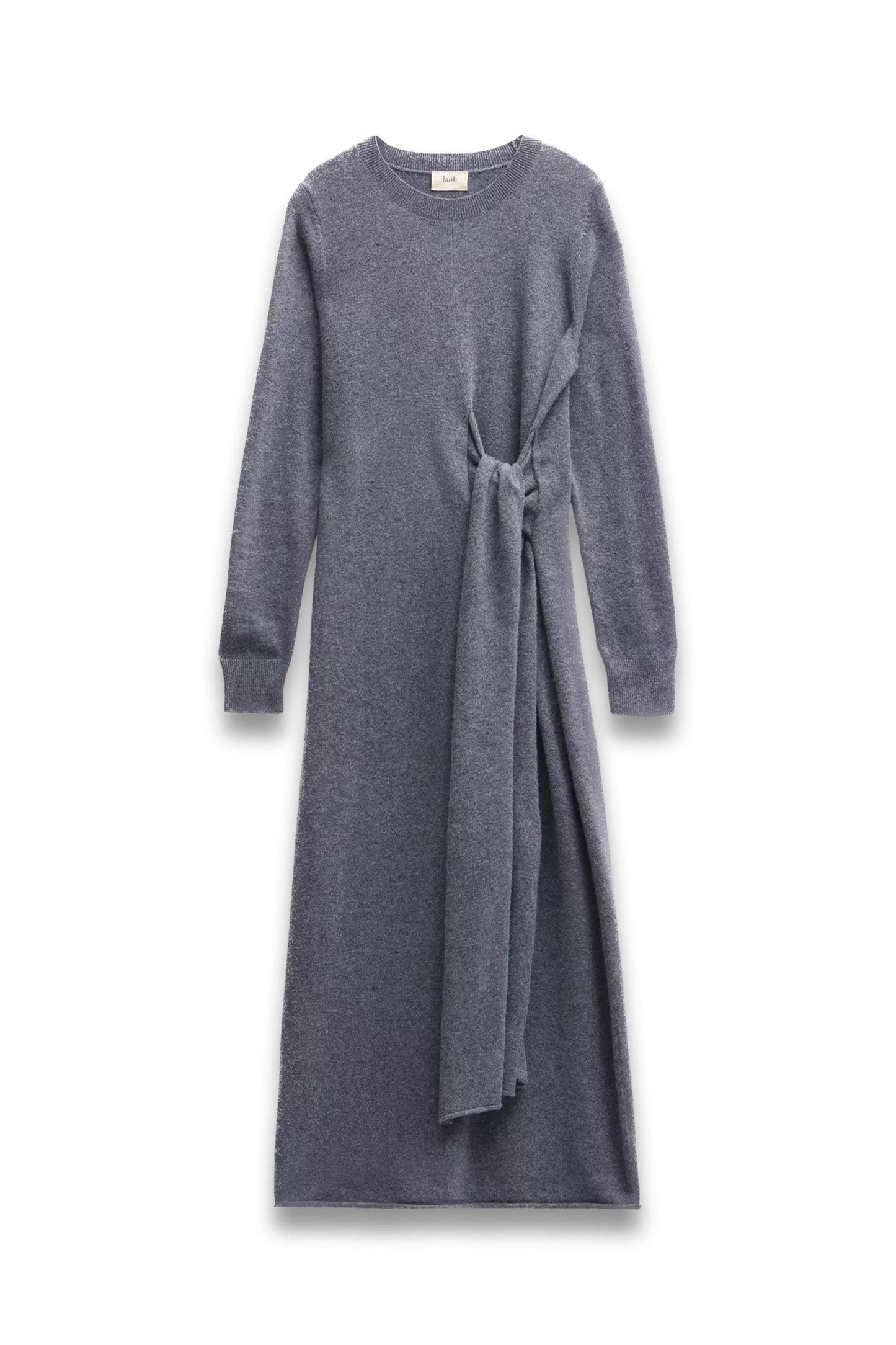 Tilly Tie Waist Merino Wool Midi Dress