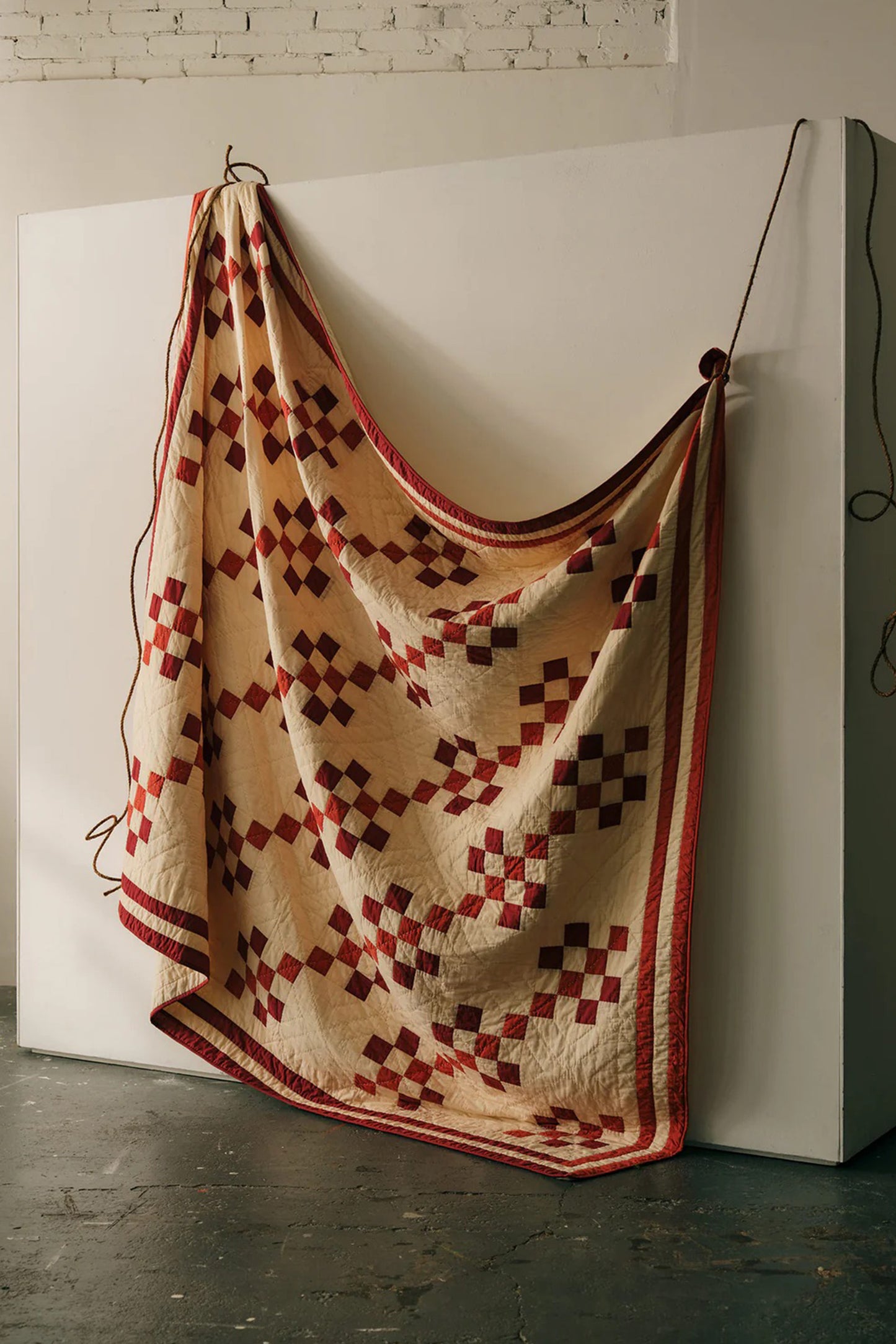 Geo Block Patchwork Cotton Quilt
