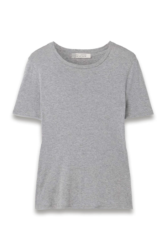Elin cotton and cashmere-blend T-shirt