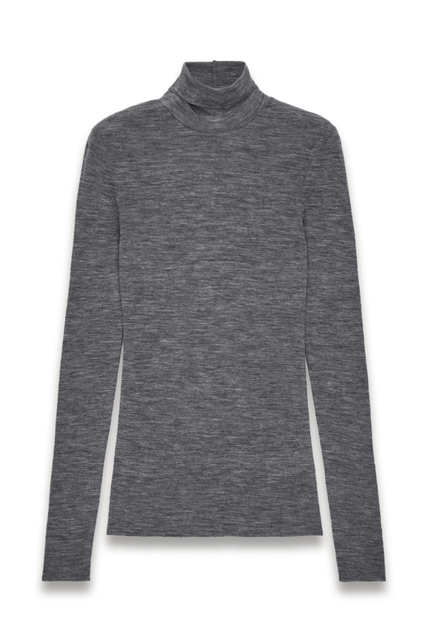 Roll-Neck Wool Top